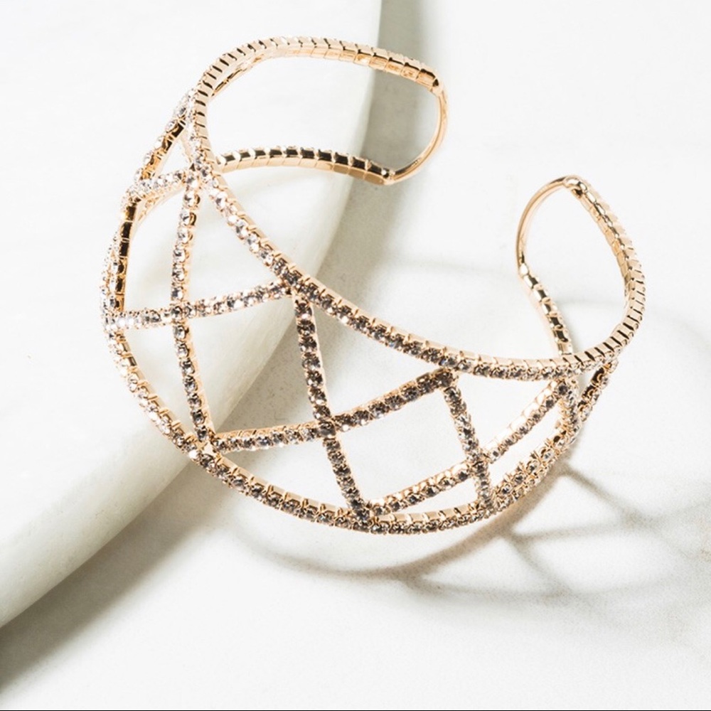 Diamond Cross Bracelet
